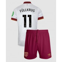 Maglie da calcio West Ham United Niclas Fullkrug #11 Terza Maglia Bambino 2024-25 Manica Corta (+ Pantaloni corti)